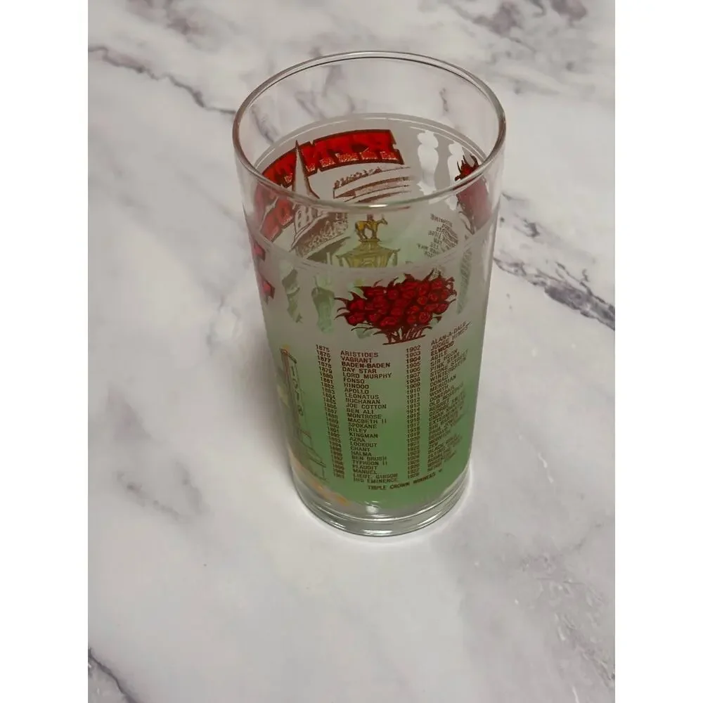 1978 Kentucky Derby Official 104 Churchill Downs Vintage Julep Glass Louisville